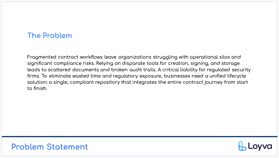 problem statement